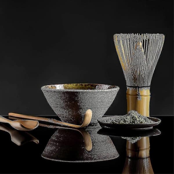 Traditionel Matcha Piskeris & Ske Autentisk Japansk Bambupiskeris Til Matcha Te