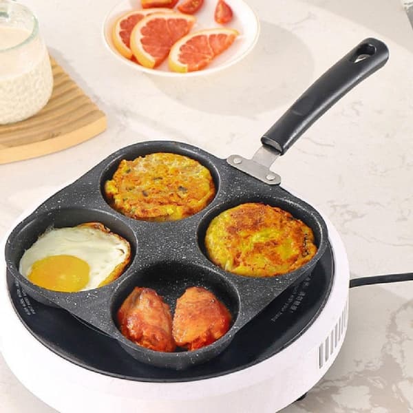 Non-stick Egg Pans - Cast Iron Egg Frying Pan - Breakfast Burger Egg Pancake Maker