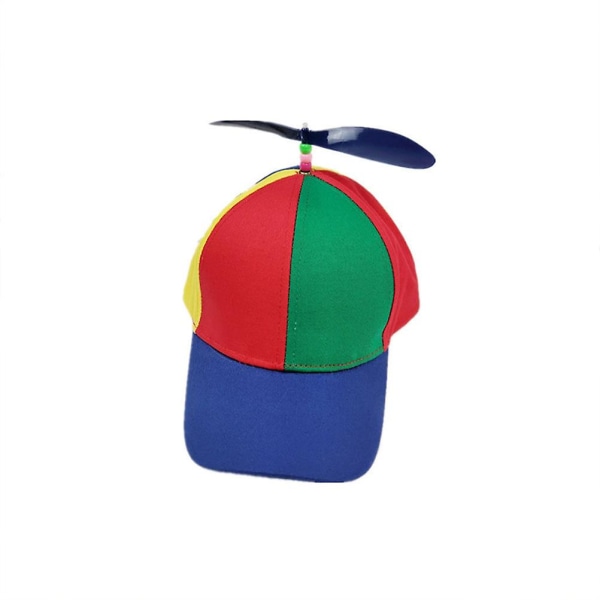 Solhat Kvinder Helikopter Hat Propeller Snapback Hip Hop Cap Børn Mode Hat Blå 61CM Blue 61CM