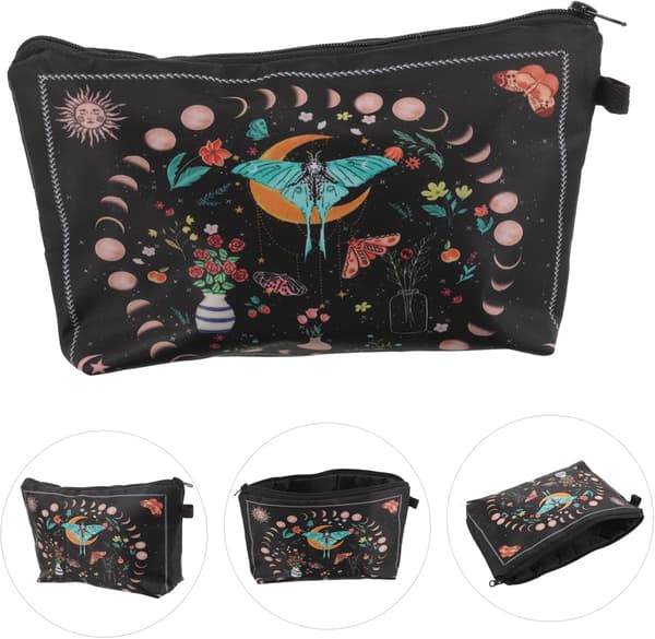 Large Capacity Makeup Tool Organizing Bag Convenient Toiletries and Travel Items Storage Holder