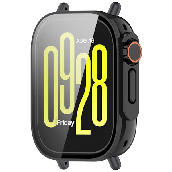 Redmi Watch 5 Active Protective Case with Tempered Glass Screen Protector