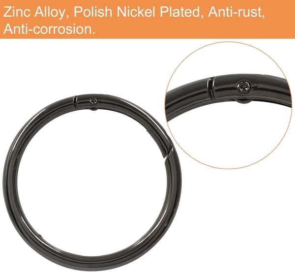 Utløserfjær O-ringer Svart 2 tommer 2 Inch Black