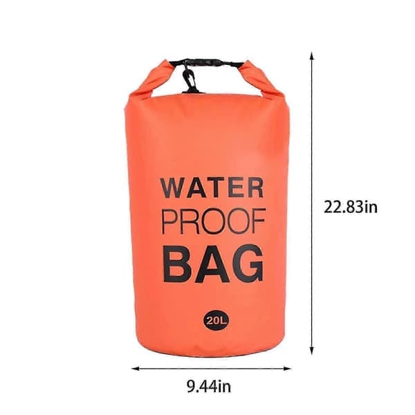 Universal Pool Ladder and Step Weight (20L) Easyquick Filled with Sand, 250D PVC Waterproof Dry Bag A6 Orange