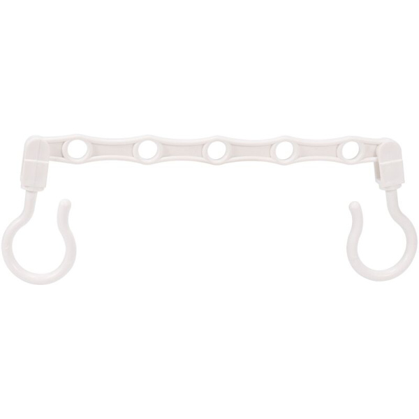 White Hanger, Windproof Five-Hole Hanger, Foldable Rotating Hanger, Space-Saving Hanger, 10 Pieces, For Clothes