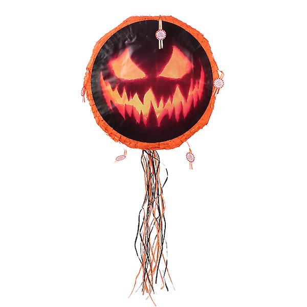 Barn utomhus lekset Halloween hängande krans Halloween hängande pumpa hängande pumpa Pi?atas Halloween Ghost PinataAsorterad färg45CM Assorted Color 45CM