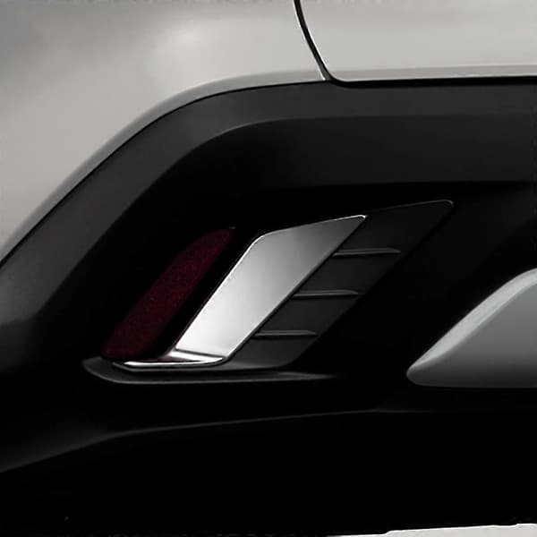 För Corolla Cross 2020 2021 ABS Krom Främre Bakre Dimljus Ögonlock Ögonbryn Trim