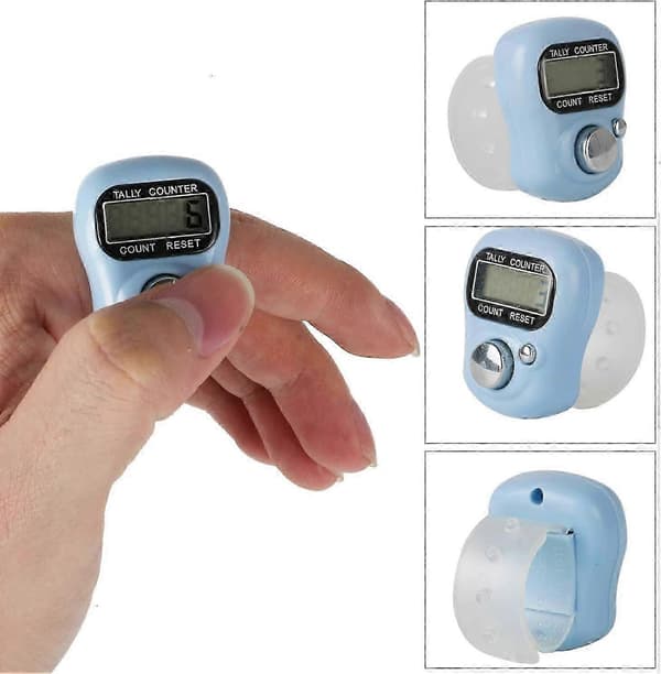 Elektronisk Fingerteller, 7-pakning Nullstillbar 5-sifret LCD Elektronisk Digital Display Finger Håndteller
