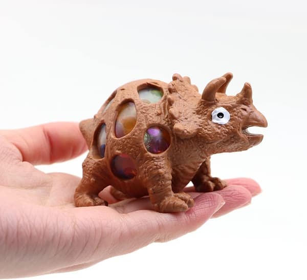 3-pak Squishy Dinosaur Stressbolde - Sensorisk Fidget Legetøj til ADHD, Autisme & Stresslindring - Anti-Fidget Legetøj til Voksne Børn-FA-