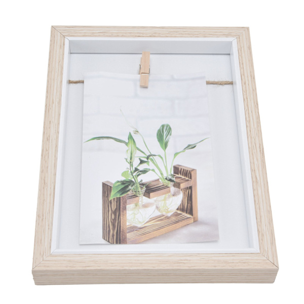 Floating Double-Sided Display Frame, Keepsake Protective Shadow Box for Wall Mounting or Tabletop Display, Simple and Classic Design Ideal for