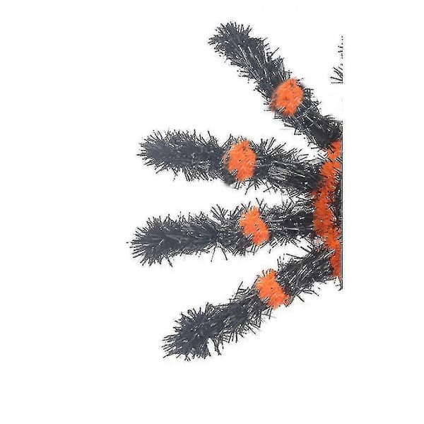 Halloween Guirlande Edderkop Ornament - 36cm