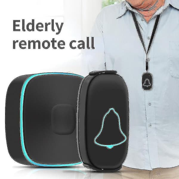 Emergency Signal for Elderly and Patients, Wireless Bedside Doorbell, Household Call for Help, One Button