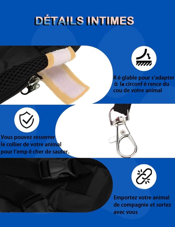 Cat Carrier, Hands-Free Backpack with Adjustable Strap, No Shoulder Burden, Breathable Mesh Cat Carrier for Outdoor, Travel, Subway (S - Black)