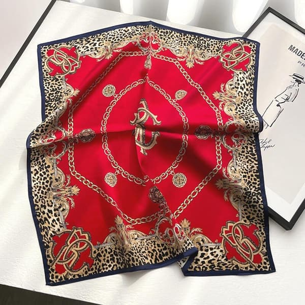 Mulberry Silk Scarf 53 x 53 cm, Small Square Scarf for Women, Gift Boxed