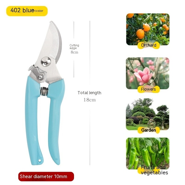 Kurve Hage Saks med Skarp Rustfritt Stål Blad Hage Sakser for Klippning av Blomster Beskjæring av Planter i Hage Blomsterhandler Blomst