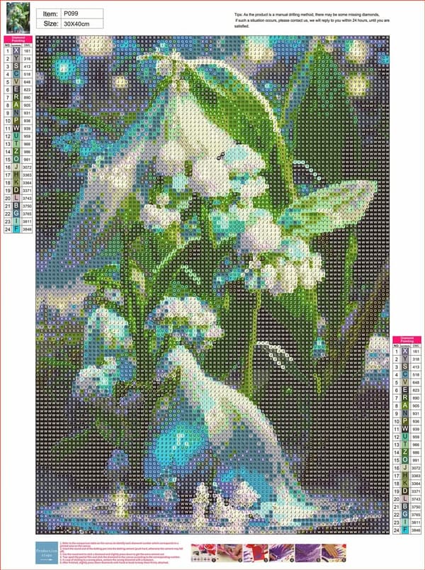 5D Diamantmaleri Kit for 30 x 40 cm (Gul) Voksne, Pe