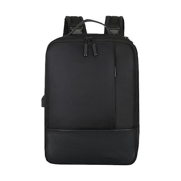 Mænd Rygsæk 16.1 Tommer USB Opladning Vandafvisende Laptop Computer Taske Casual Business Sort