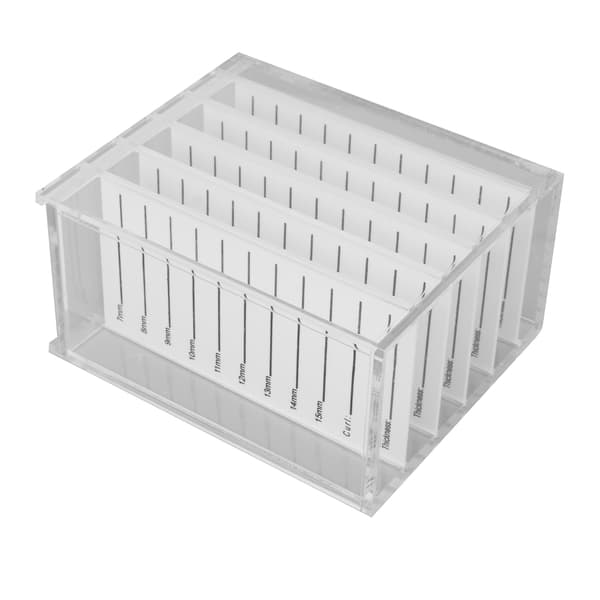 5-Layer Acrylic Eyelash Storage Box, Clear Individual Eyelash Extension Holder, Makeup Organizer