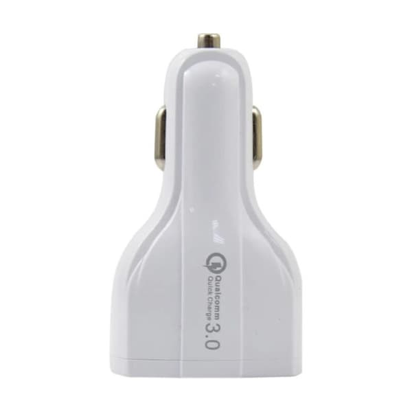 PD billader Qc3.0 Dobbel USB Multi-porter 3.0 Lading 5V3A18W Mobiltelefon Hvit