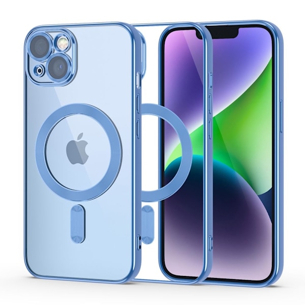 Tech-Protect iPhone 14 Skal MagSafe MagShine Himmelsblå 40
