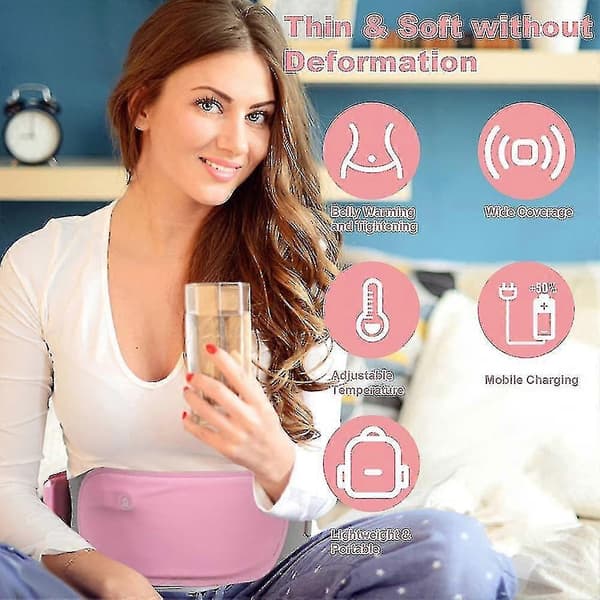 Elektrisk varmepude til menstruationssmerter og krampelindring
