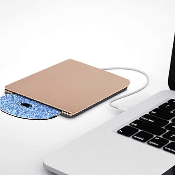 Ekstern DVD CD-enhet, Ultra Slim Bærbar Multimediekompanjong