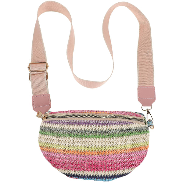 Fanny Pack Bohemian Taljepose Lille Taljepose Brystpose Vævet Taljepose Til Rejser 24x16cm 24x16cm