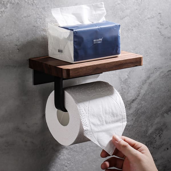 WC-paperiteline puhelintelineellä, lyömätön WC-paperiteline