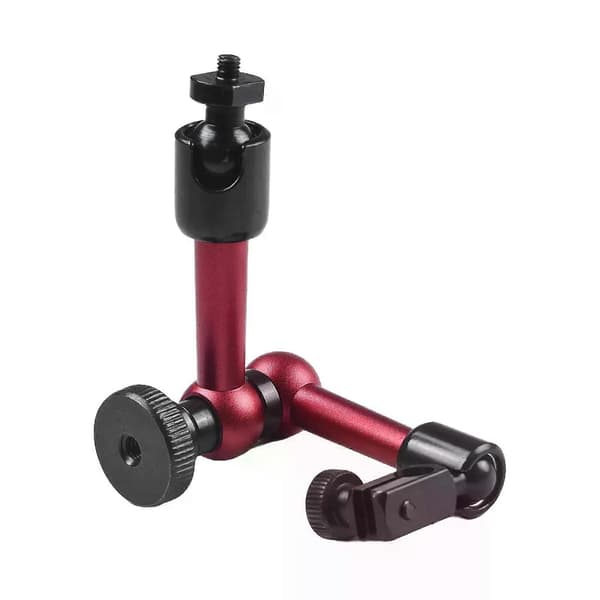 Indicator Holder with Flexible Magnetic Base and Adjustable Arms with Precise Swivel Joints