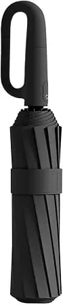 Back to School 30-Bone Automatic Umbrella with Durable Iron Alloy Frame - Foldable Lightweight Portable Design, Small and Sturdy