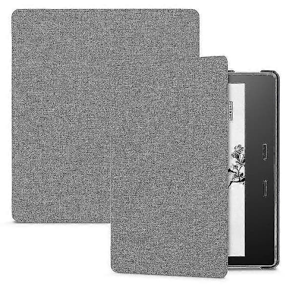 Skyddsfodral med automatisk väckning/viloläge för Kindle Oasis (9:e/10:e generationen 2017/2019) Grå Grey