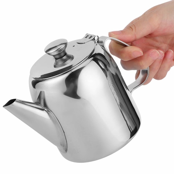 Kaffekande Tekande Rustfrit Stål Kedel Koldtvandskande Kort Tud til Restauranter, Konferencelokaler, Stue, (20 oz)