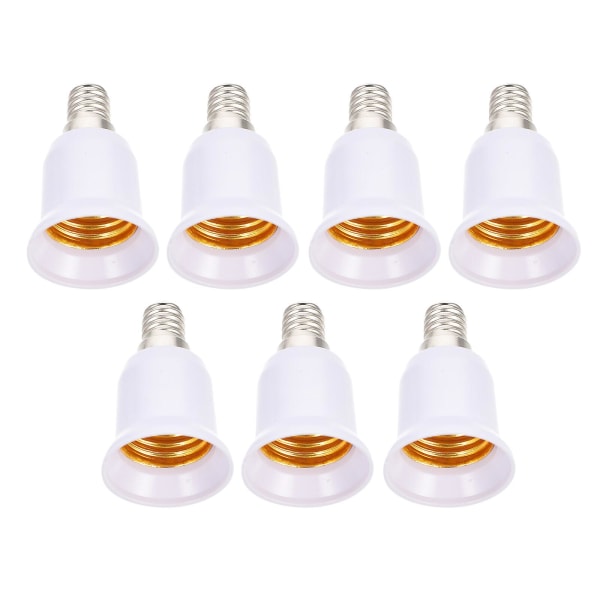 7 stk LED-pærer Hengelampe Sokkel Lampe Pære Adapter Hengelampe Holder Lampe Konvertere Hvit 6.5X3. White 6.5X3.8X3.8CM