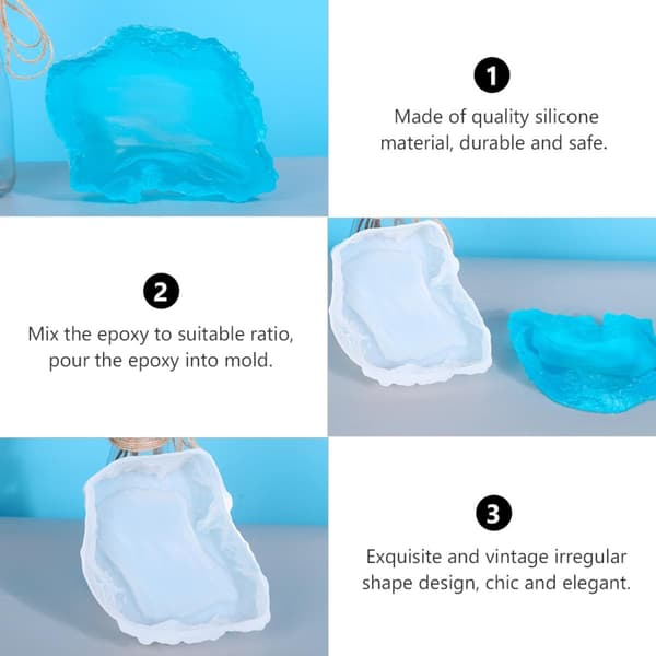 Limpyntform DIY Silikone Håndværksform til Epoxykunst til Skrivebordsdekoration og Kreative Projekter
