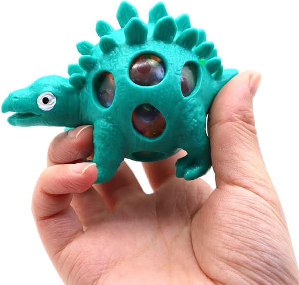 3-pak Squishy Dinosaur Stressbolde - Sensorisk Fidget Legetøj til ADHD, Autisme & Stresslindring - Anti-Fidget Legetøj til Voksne Børn-FA-
