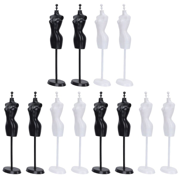 12 Pcs  Adorable Doll Clothing Displaying Holders For Children Mannequin Holders12 pcs27.2x4cm