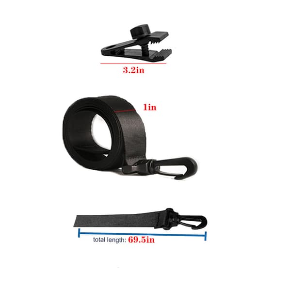 6-delt Pool Solar Cover Reel Strap Universal Kraftig til Ovanjordspooler