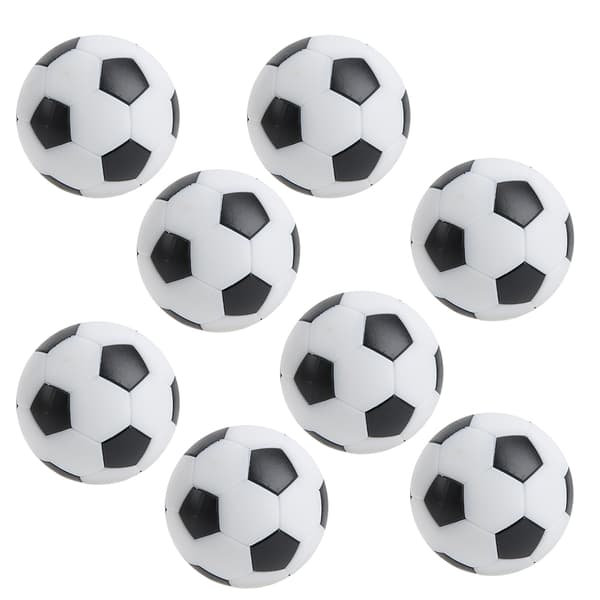 8 stk. Mini Bordfodbolde 32 mm Børn Bordfodbold Spillemaskine Tilbehør [GKS]