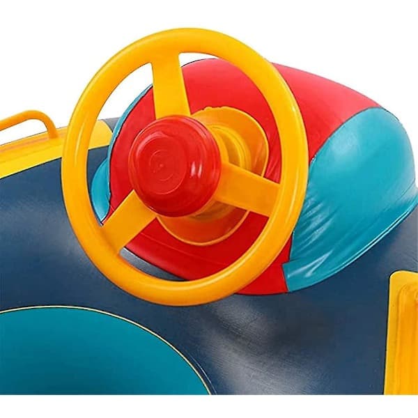 Baby Badring Barn Uppblåsbar Båt Babysitter Barn Simmar
