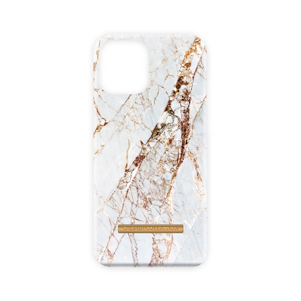 Mobilskal Soft White Rhino Marble - iPhone 13 Vit