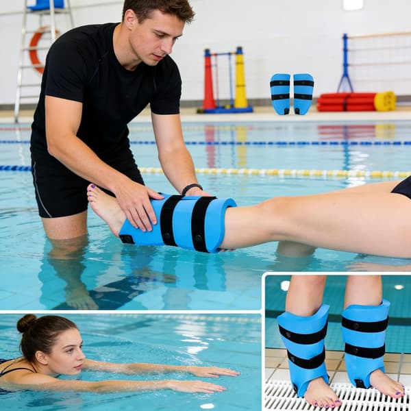 Foam Swimming Armbands | Foam Float Set for Water Sports - Complete Training Kit for (DB)