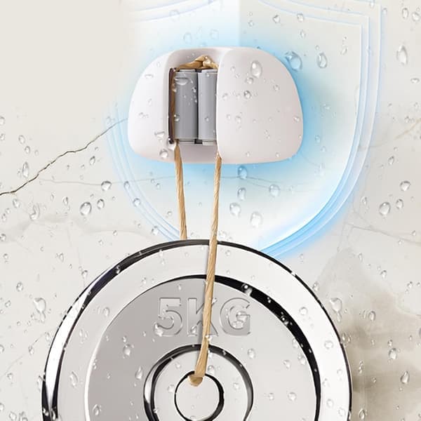 Strong Suction Cup Mop and Broom Holder - Easy Install Tool Holder and Storage Organizer for Bathroom and Kitchen [Ho]