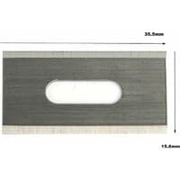 30-pak græsklinger til Husqvarna med dobbelt skarpe rustfri klinger 36.518.50.65 mm