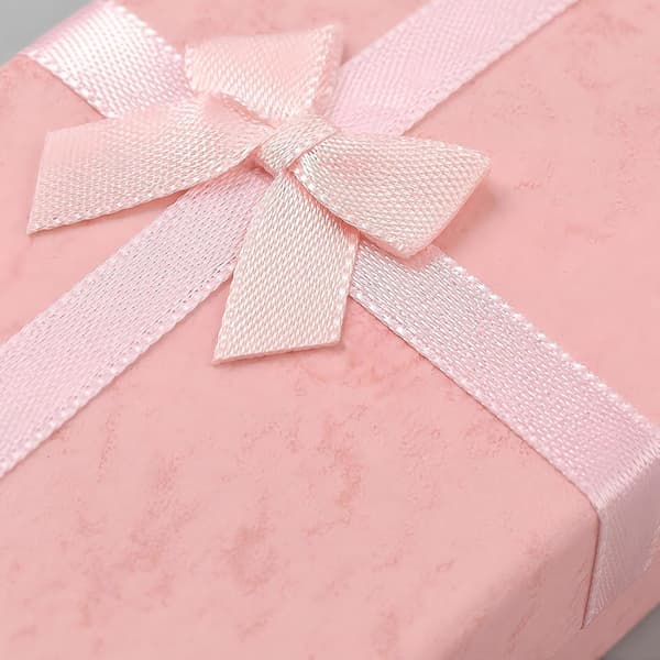12 st rosa presentförpackning för armband halsband 3.2x2x1 smyckesaskar | Liten Pink