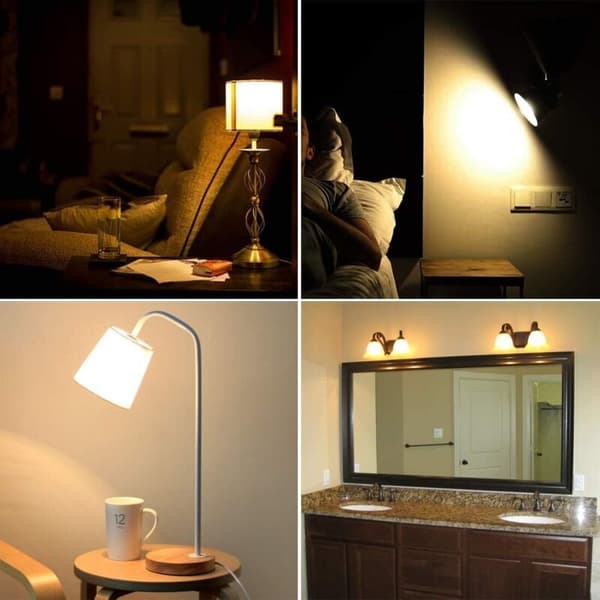 10-pack E14 LED-lampor - Varmvit 3000K - 5W motsvarar 50W glödlampa - 500LM ej dimbar