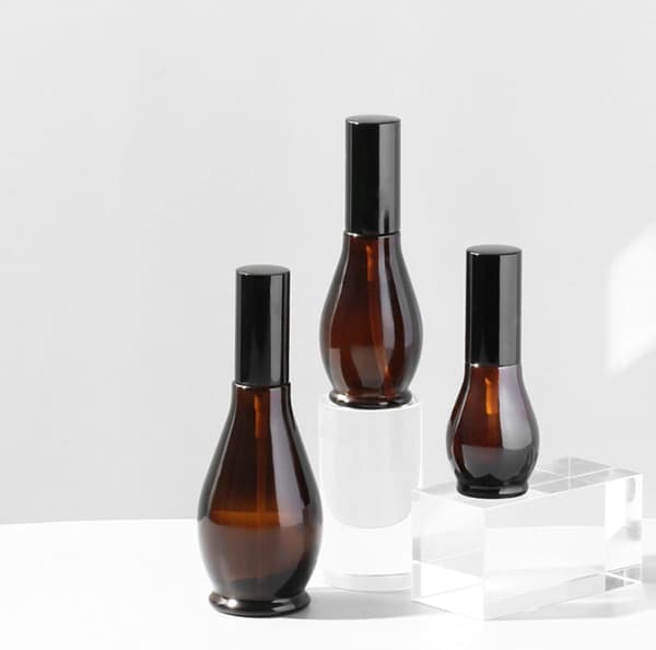 3 stk. påfyllbare glasssprayflasker for reise eteriske oljer