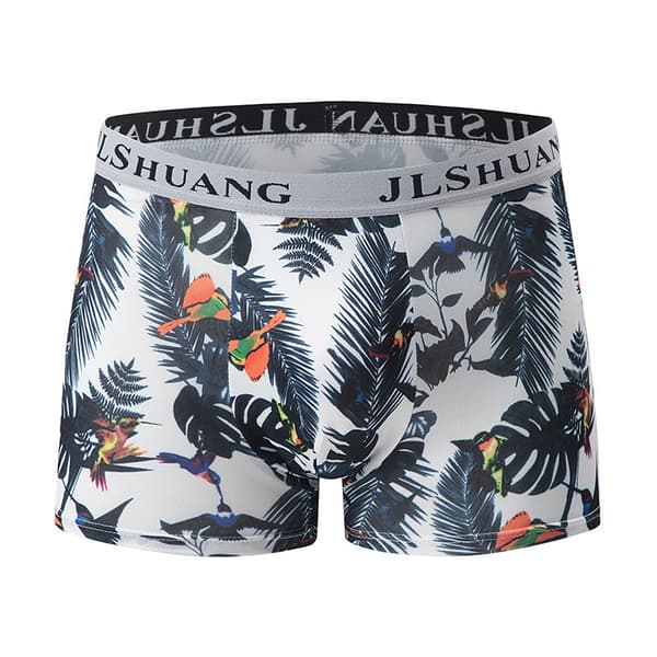 4-pak bomulds boxershorts til mænd, komfort til alle årstider, åndbare og bløde 4 PCS M 4 PCS M