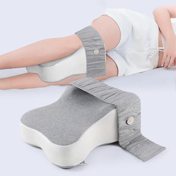 Comfortable Knee Pillow for Side Sleepers with Ergonomic Design Leg Pillow for Sciatica Hip Knee Joint Pain Relief