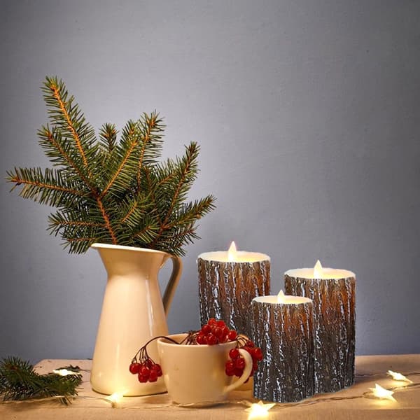 Flameless Candles, AVEKI Battery Operated Flickering Moving