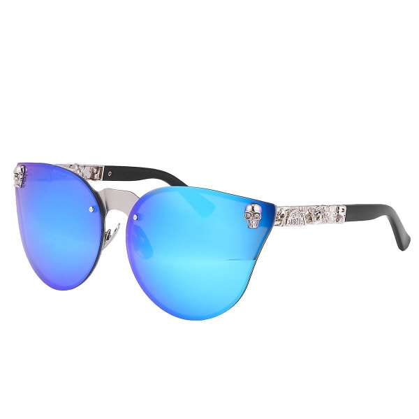 Women's Polarized Sunglasses Decor Sunglasses Trendy Sunglasses Women Fashion Eyewear Durable EyewearBlue13.8X13.2X5.7CM