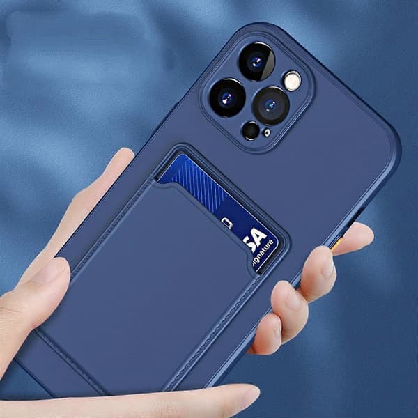 Compatible with iPhone 14 Pro Max 6.7 inch Case Card Holder Camera Protection Slot Designed for iPhone 14 Case